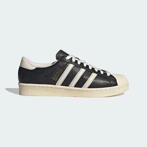 Adidas Superstar Vintage Made in Germany Mens Size 9 Black/White JI3139 NEW